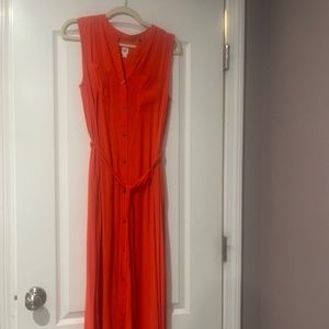 GAP sleeveless shirt dress